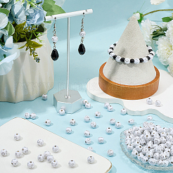500Pcs Plating Acrylic Beads&nbsp;PACR-SP0001-09A