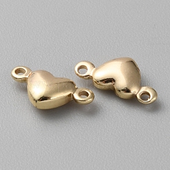Brass Connector Charms&nbsp;KK-WH0066-01G