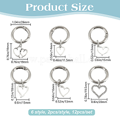 12Pcs 6 Style Alloy Shoes Charms&nbsp;HJEW-DR00116