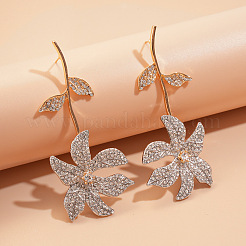 Alloy Rhinestone Stud Earrings for Women&nbsp;FS-WG7EB11-01