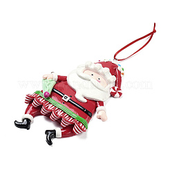Christmas Santa Claus Handmade Polymer Clay Pendant Decorations&nbsp;LS-HJEW-P017-01A