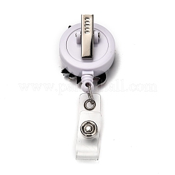 Unicorn Glitter Powder Felt & ABS Plastic Badge Reel&nbsp;AJEW-I053-41