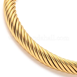 304 Stainless Steel Torque Cuff Bangles&nbsp;BJEW-D437-A15G