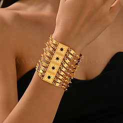 Vintage Alloy Micro Pave Cubic Zirconia Multi-strand Bracelets&nbsp;RG4005