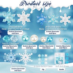 Winter Theme Imitation Pearl Vase Fillers&nbsp;DIY-BC0009-95