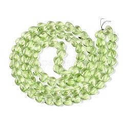 Baking Paint Transparent Glass Beads Strands&nbsp;DGLA-N021-01A-02