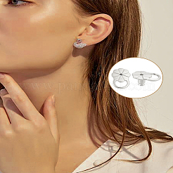 6Pcs Brass Ear Nuts&nbsp;KK-LP0004-01P