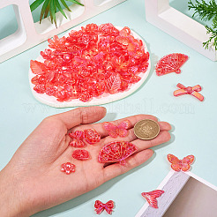 182Pcs 100G Transparent Acrylic Beads&nbsp;OACR-TA0003-66D