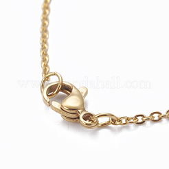 304 Stainless Steel Pendant Necklaces&nbsp;NJEW-E141-47