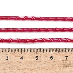Lab Grown Red Corundum Beads Strands&nbsp;GG-CBAC488-03A