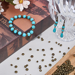 500Pcs 10 Styles Tibetan Style Spacer Beads&nbsp;FIND-BM0001-32