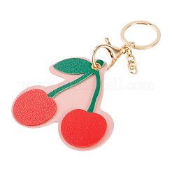 1Pc PU Leather Alloy Keychains&nbsp;KEYC-TA0001-44