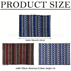Bohemian Geometric Print Linen Cotton Fabric&nbsp;DIY-FZC0002-05B