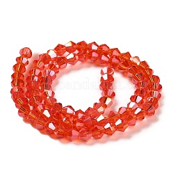 Transparent Electroplate Glass Beads Strands&nbsp;EGLA-A039-T2mm-B14