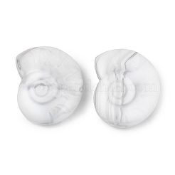 Shell Food Grade Eco-Friendly Silicone Focal Beads&nbsp;SIL-CJC0009-02F