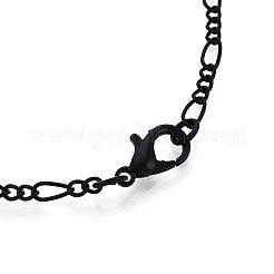 Brass Coated Iron Curb Chain Necklace Making&nbsp;MAK-T006-04A