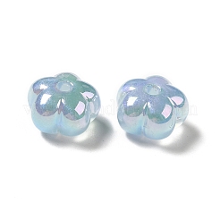 UV Plating Rainbow Iridescent Acrylic Beads&nbsp;PACR-M002-05C