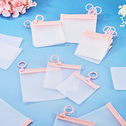 24Pcs 3 Styles Transparent EVA Resealable Bags with Rings&nbsp;ABAG-TA0002-26