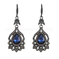 Zinc Alloy Rhinestone Dangle Earrings&nbsp;FS-WGF77A7-02