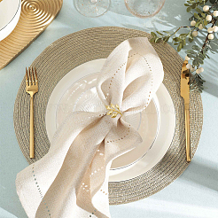 Christmas Theme Alloy Napkin Rings&nbsp;AJEW-WH20020-134B-G