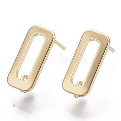 Brass Stud Earring Findings&nbsp;LS-X-KK-T056-10G-NF
