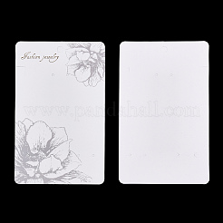 Rectangle Flower Earring Display Cards&nbsp;CDIS-P007-B03