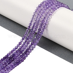 Natural Amethyst Beads Strands&nbsp;G-B037-02A-01