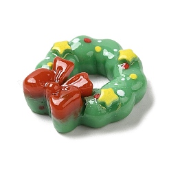 Christmas Theme Opaque Resin Cabochons&nbsp;RESI-E043-01A