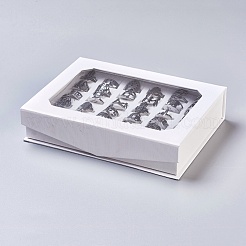 Tarnish Resistant 201 Stainless Steel Finger Rings&nbsp;RJEW-R133-02-B