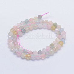Natural Morganite Beads Strands&nbsp;G-L478-19-6mm