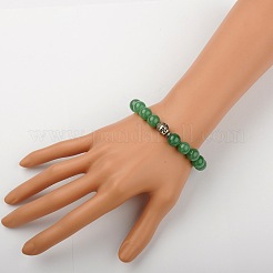 Natural Green Aventurine Stretch Bracelets&nbsp;BJEW-JB01329-02