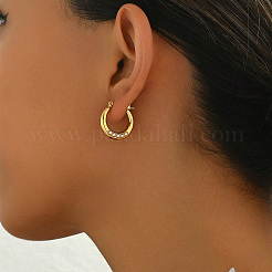 304 Stainless Steel Hoop Earrings for Women&nbsp;KB5193