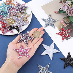 28Pcs 14 Style Plastic Clothing Patches&nbsp;FIND-NB0002-01