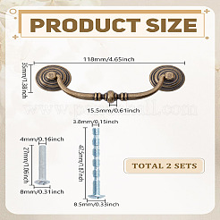 Zinc Alloy Drawer Pull Handles&nbsp;FIND-WH0521-60