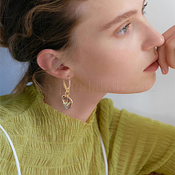 2Pcs 925 Sterling Silver Leverback Earring Findings&nbsp;STER-BC0003-08G
