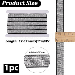 11M Polyester Elastic Ribbon&nbsp;DIY-GF0011-58B-04