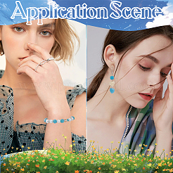 DIY Round Polymer Clay Rhinestone & Rhinestone Rondelle Spacer Beads Jewelry Making Findings Kits&nbsp;DIY-SC0027-50C