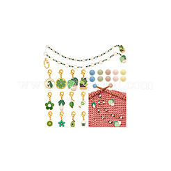 Green Plants Theme DIY Knitting Tool Sets&nbsp;HJEW-NB00149