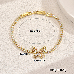 Elegant Brass Charm Bracelets&nbsp;OR7420-4