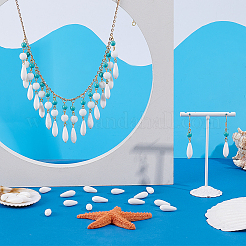 2 Strands Natural Freshwater Shell Beads Strands&nbsp;BSHE-PH0001-53