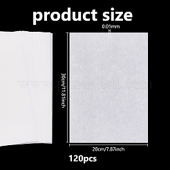 Rectangle Ironing Paper used for DIY Fuse Beads&nbsp;DIY-WH0622-489C