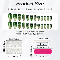 1Set Plastic Full Cover Press On False Nails&nbsp;MRMJ-CP0001-69