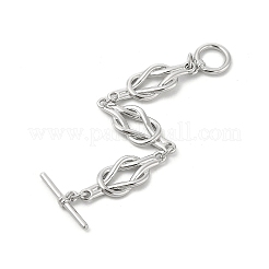 Brass Toggle Clasps&nbsp;KK-A223-33P