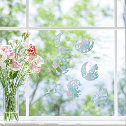Waterproof PVC Colored Laser Stained Window Film Adhesive Stickers&nbsp;DIY-WH0256-020