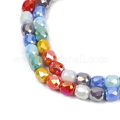 Electroplate Glass Beads Strands&nbsp;EGLA-D300-11-8mm