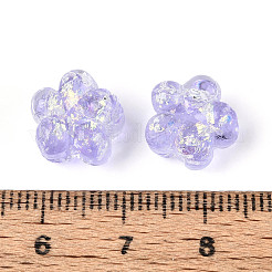 Handmade Foil Lampwork Beads Strands&nbsp;FOIL-T008-06F