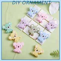 12Pcs 6 Styles Koala Silicone Focal Beads&nbsp;JX661A