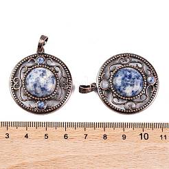 Natural Blue Spot Jasper Pendants&nbsp;G-Q158-03-02