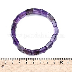 Natural Amethyst Beads Stretch Bracelets for Women Men&nbsp;BJEW-C097-06Z