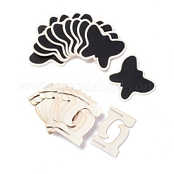 Butterfly Wooden Mini Chalkboard Signs&nbsp;AJEW-M035-03